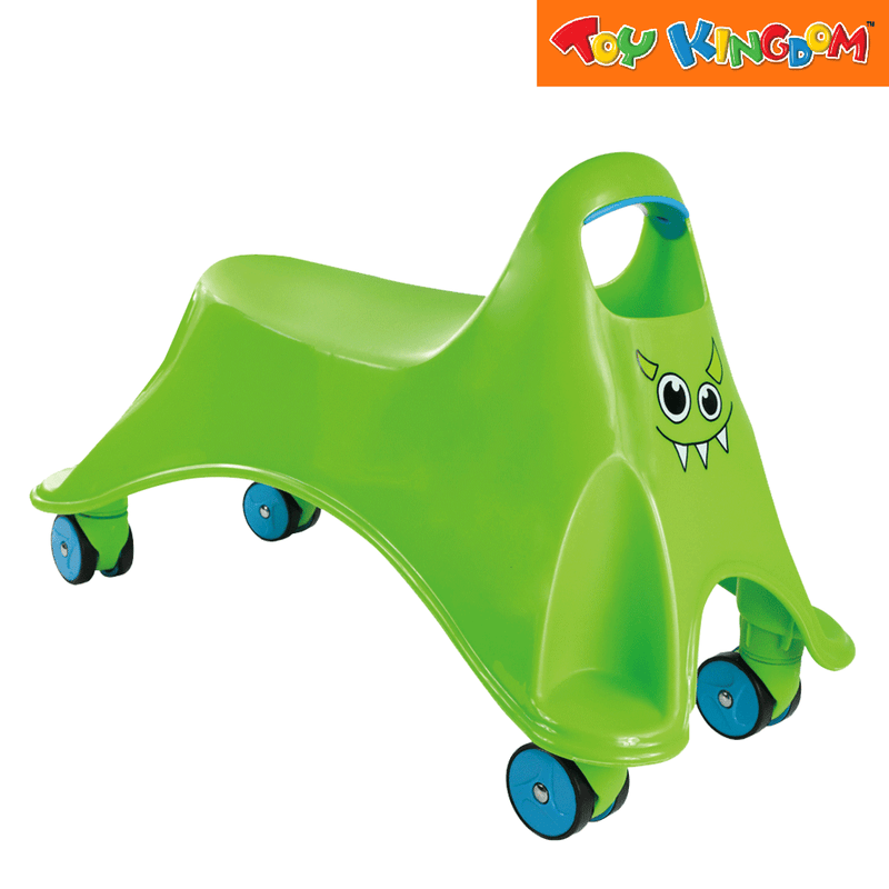 Eezy Peezy Googly Whirlee Green Monster Ride-On Vehicle