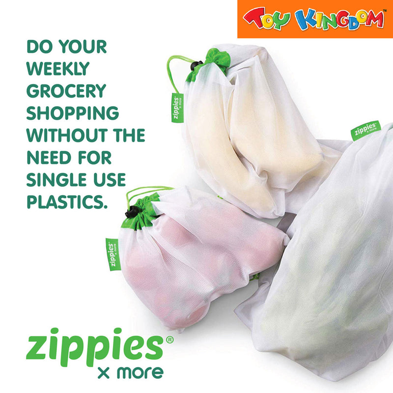 Zippies More Reusable 5 pcs Mesh Produce Bag