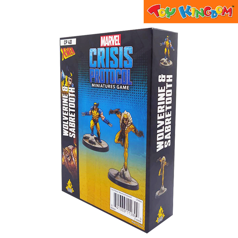 Mcp Sabertooth Marvel X-Men CP 40 Crisis Protocol Wolverine and Sabretooth Character Pack