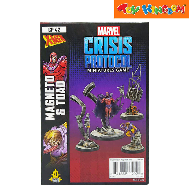 Marvel X-Men CP 42 Crisis Protocol Magneto and Toad Character Pack