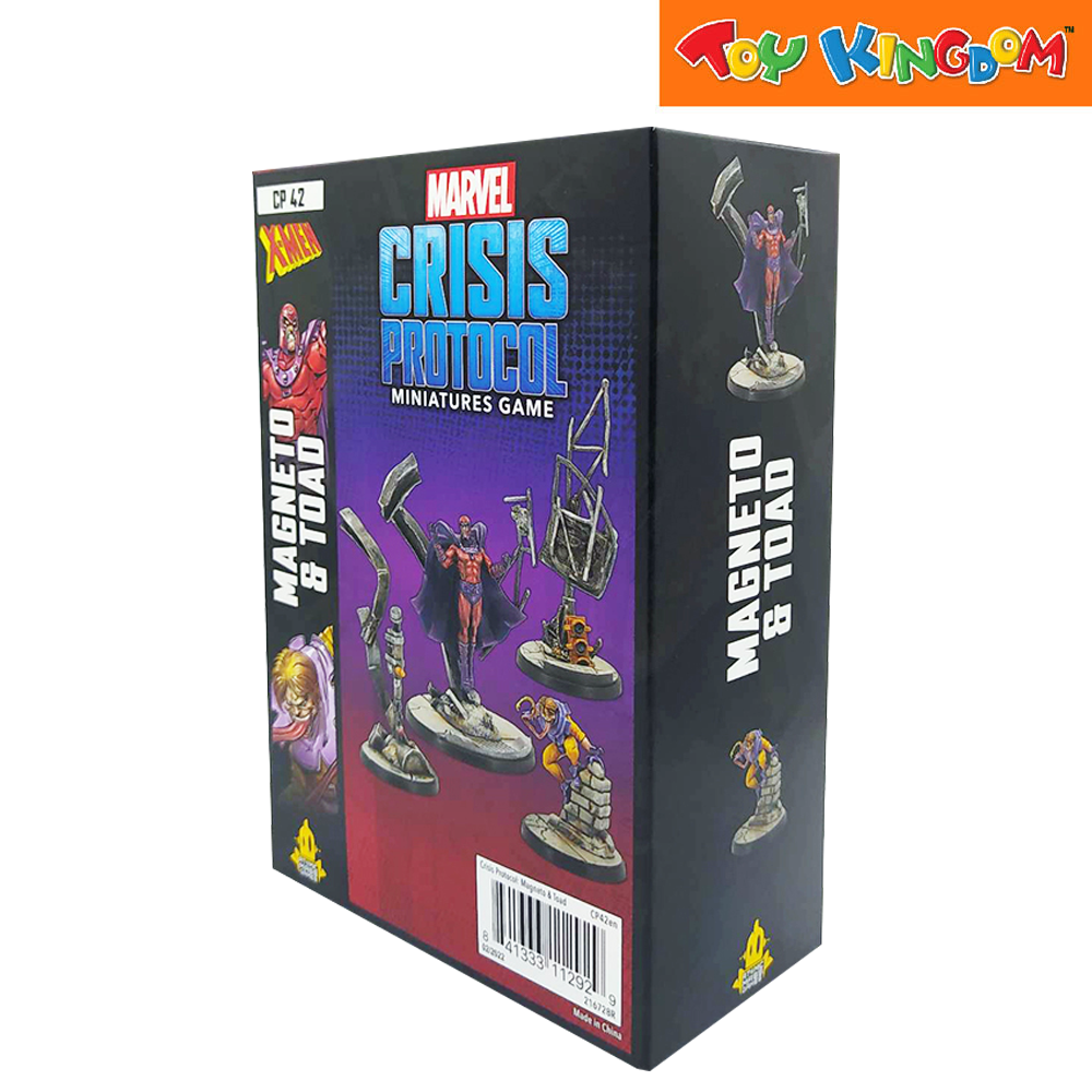 Magneto E Rospo &ndash; Marvel Crisis Protocol &ndash; Miniature Nuove Sigillate