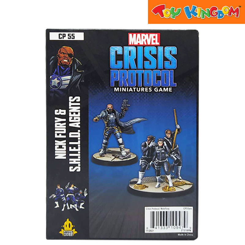 Marvel CP 55 Crisis Protocol Nick Fury and S.H.I.E.L.D. Agents Character Pack