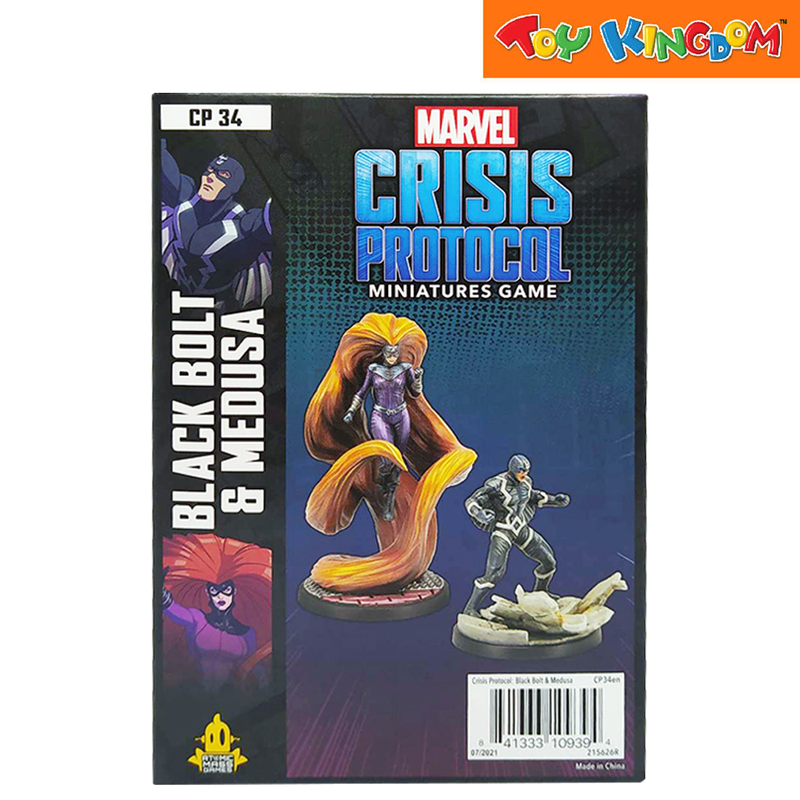 Marvel CP 34 Crisis Protocol Black Bolt and Medusa Character Pack