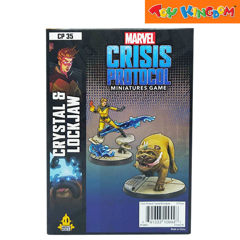 Marvel CP 35 Crisis Protocol Crystal and Lockjaw Character Pack