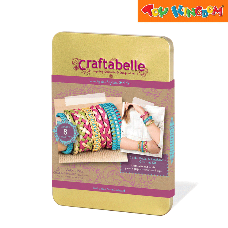 Craftabelle Suede Braid and Leatherette Creation Kit