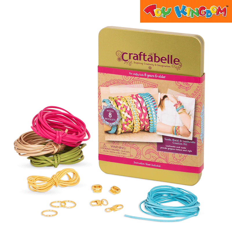 Craftabelle Suede Braid and Leatherette Creation Kit