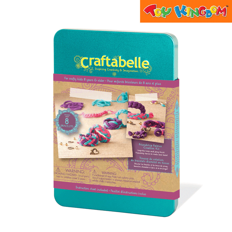Craftabelle Friendship Fabrics Bracelet Creation Kit
