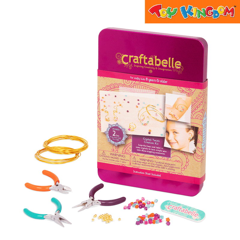 Craftabelle Crystal Twists Wire-Shaping Jewelry Kit
