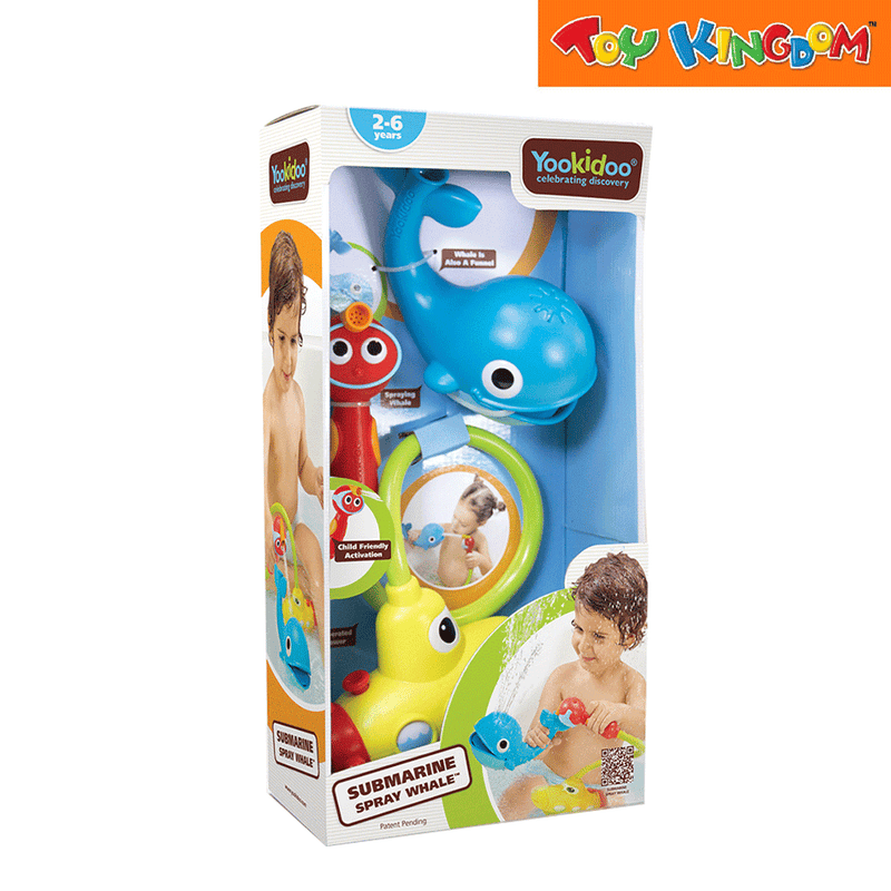 Yookidoo Submarine Spray Whale Bath Playset