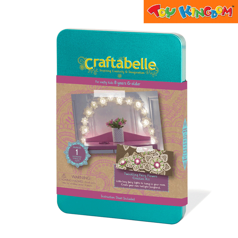 Craftabelle Twinkling Fairy Flowers DIY Home Décor Kit
