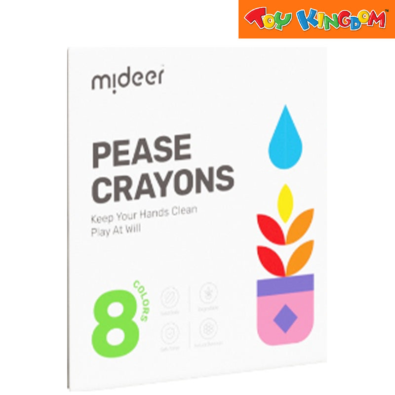 MiDeer 8 colors Pease Crayons