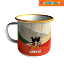 Zippies Lab Disney Mickey and Friends Wanderlust Series The Beauty of Nature 500 ml Enamel Mugs