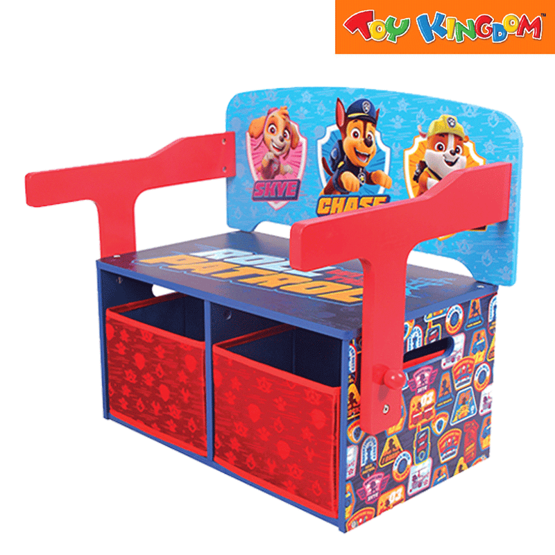 Paw Patrol Wooden Convertible Activity Bench