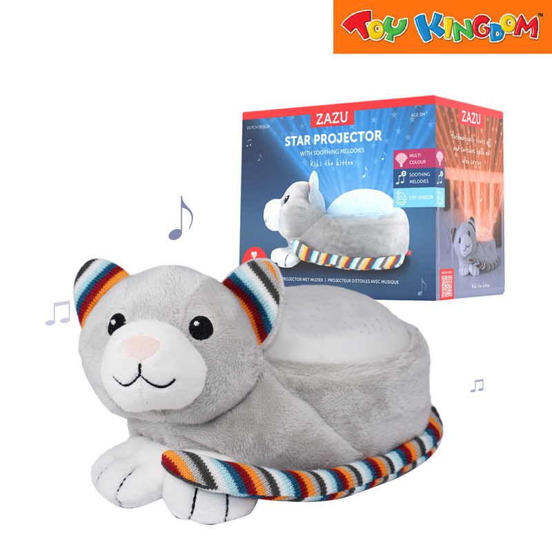 Zazu Kiki the Cat Off-White Star Projectors | Toy Kingdom