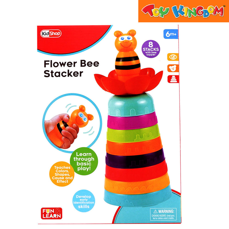 KidShop Flower Bee Stacking Toys