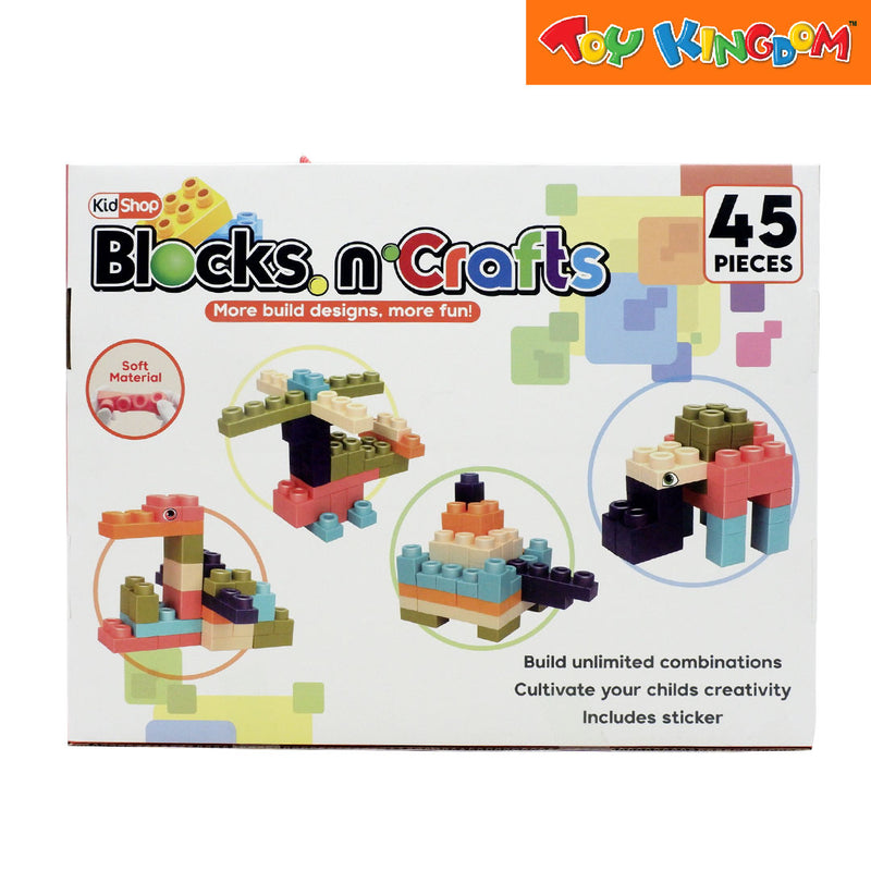 KidShop Blocks 'n Craft 45 pcs Building Blocks
