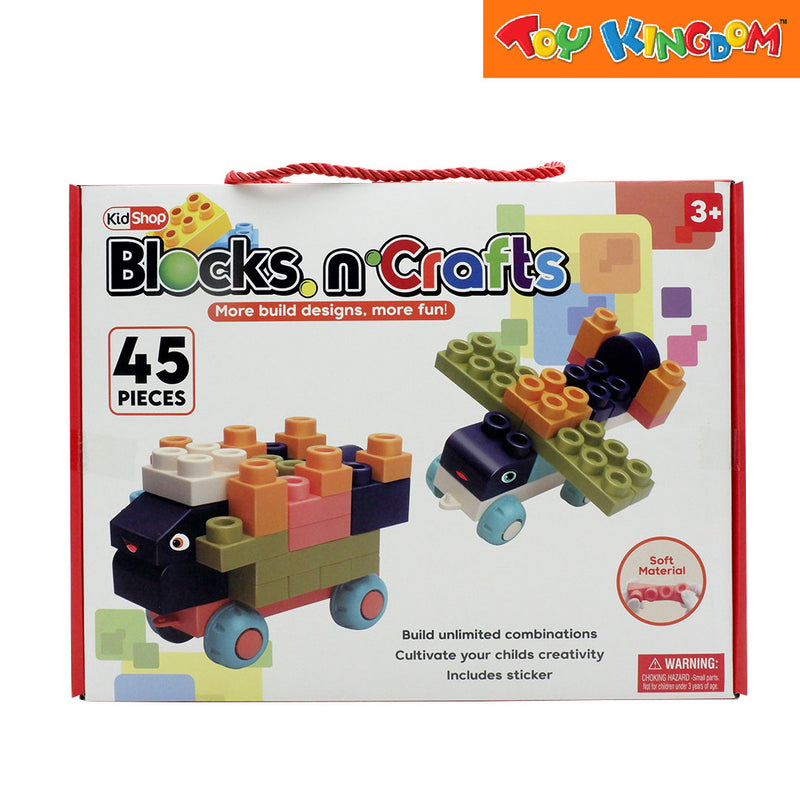 KidShop Blocks 'n Craft 45 pcs Building Blocks