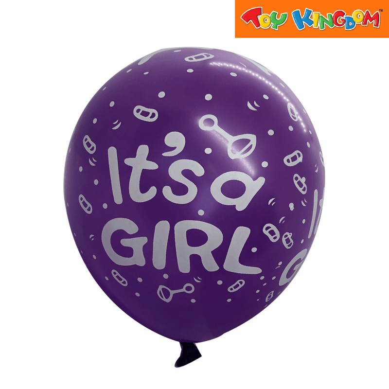 12 inch "It's A Girl" Printed Balloon