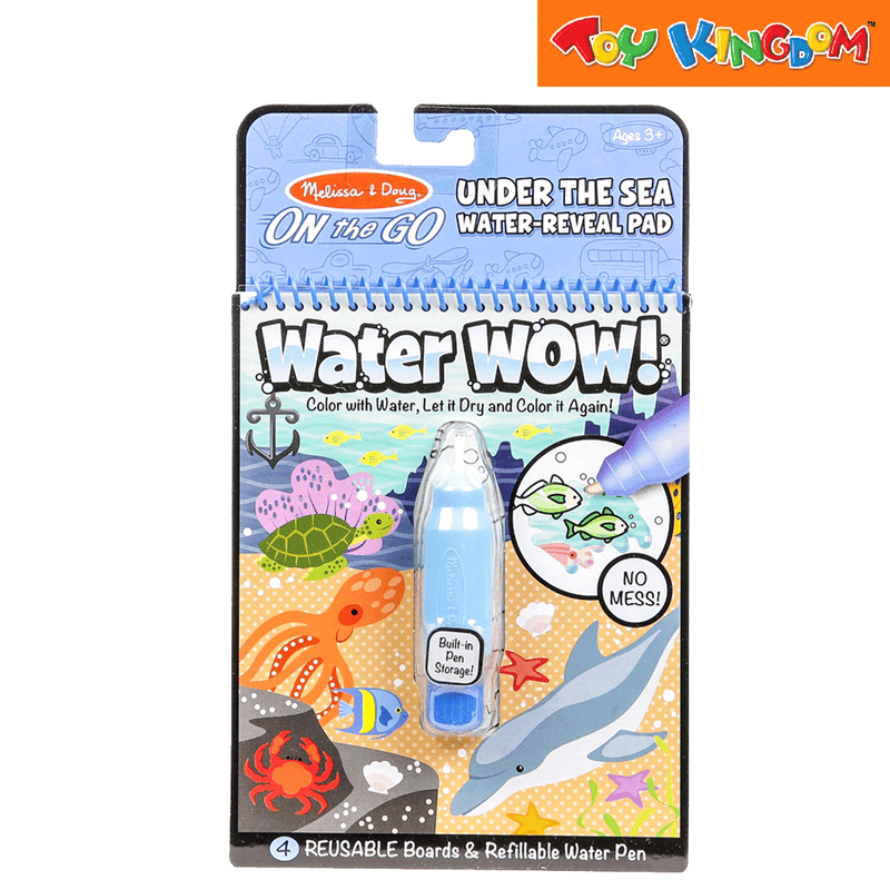 Melissa & Doug Water Wow! Under The Sea Water-Reveal Pad