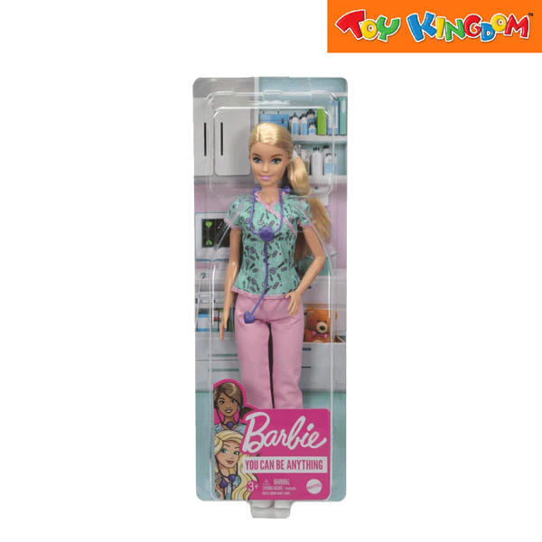 Barbie You Can Be Anything Nurse Fashion Doll Toy Kingdom