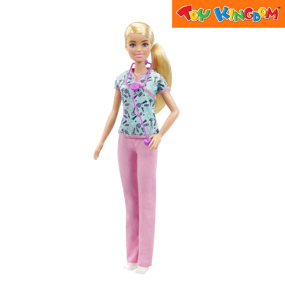 Barbie You Can Be Anything Nurse Fashion Doll Toy Kingdom