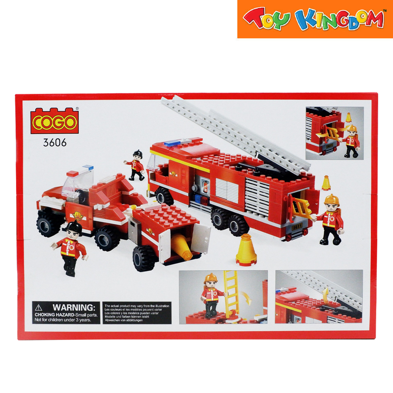 Cogo 3606 Fire Fighter 324 pcs Building Blocks