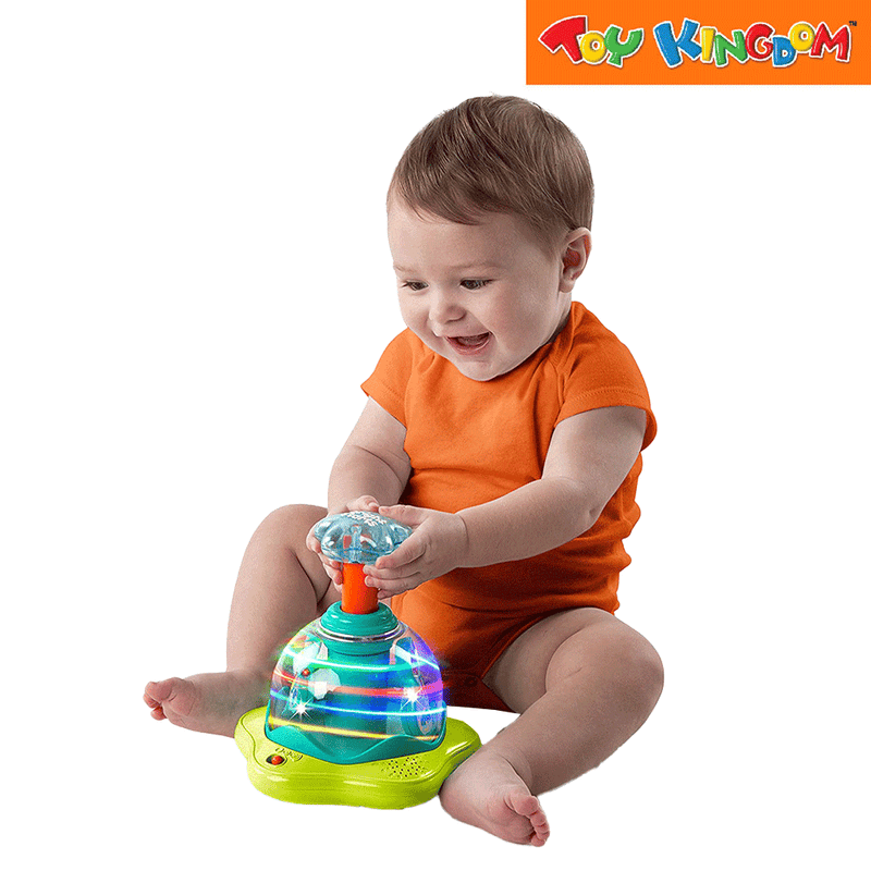 Bright Starts Press & Glow Spinner Musical Toy