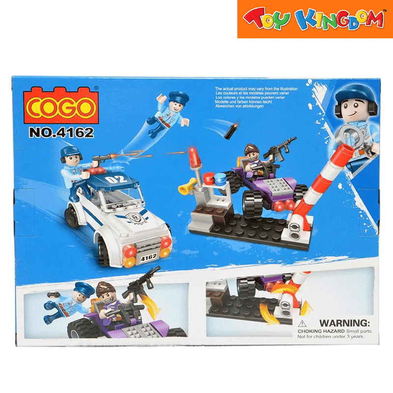 Cogo City Police Car Building Blocks