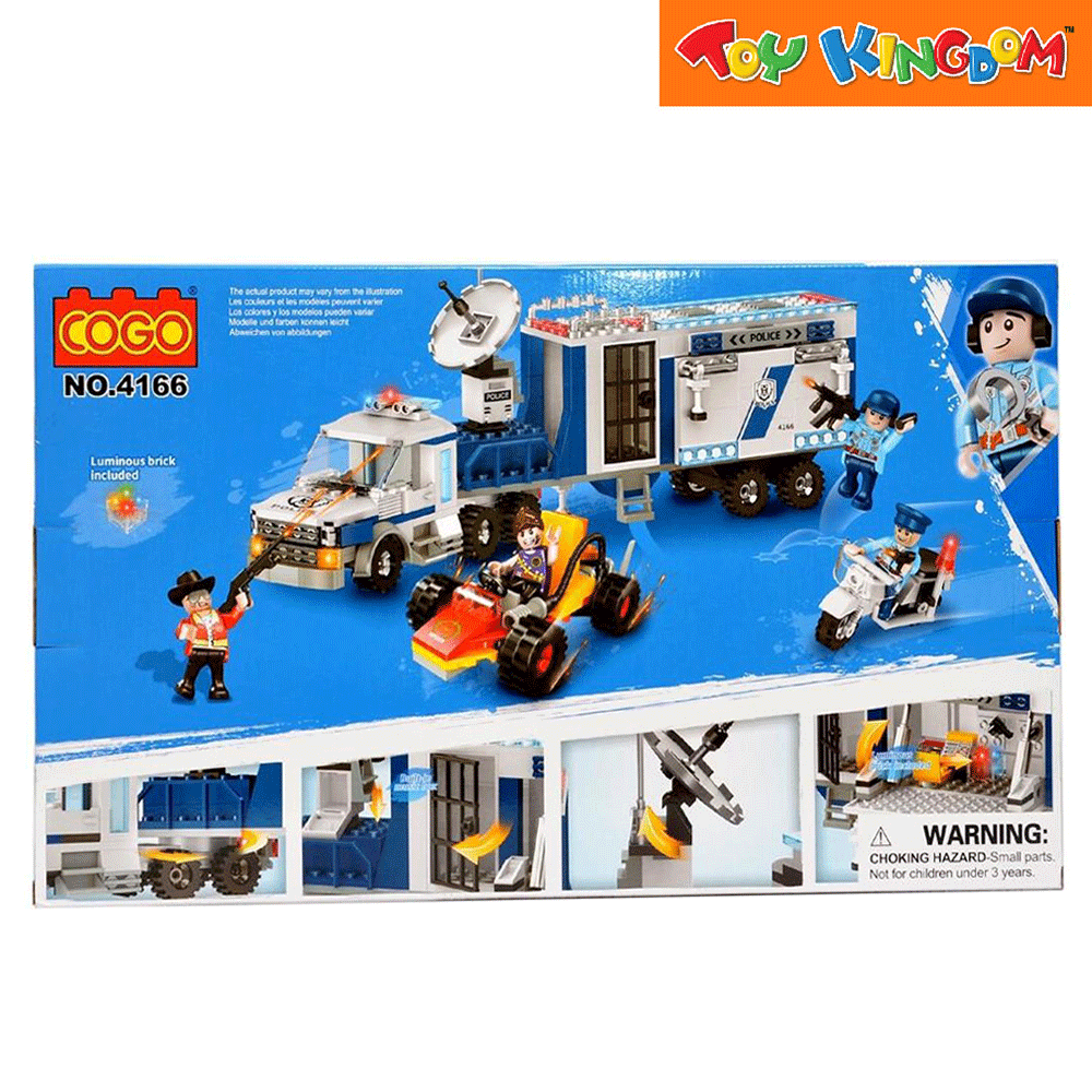 Cogo City Police Building Blocks Toy Kingdom