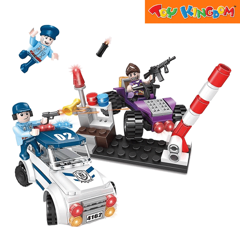 Cogo City Police Car Building Blocks