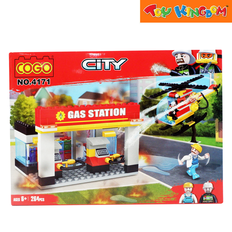 Cogo 4171 City Gas Station 264 pcs Building Blocks