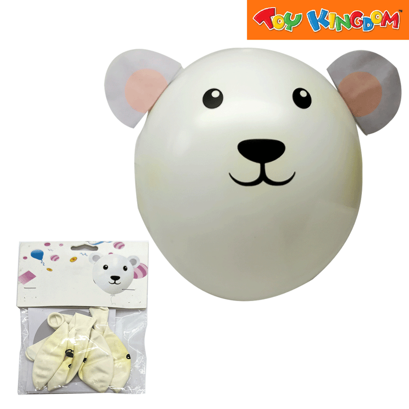 12 inch Balloon with Polar Bear Sticker