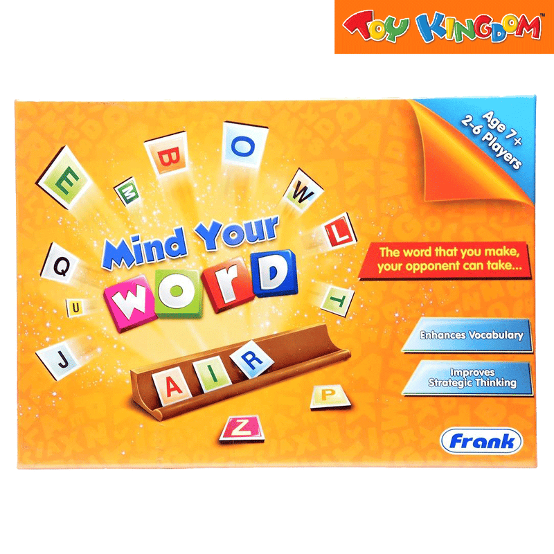 Frank Mind Your Word Fun Family Table Game