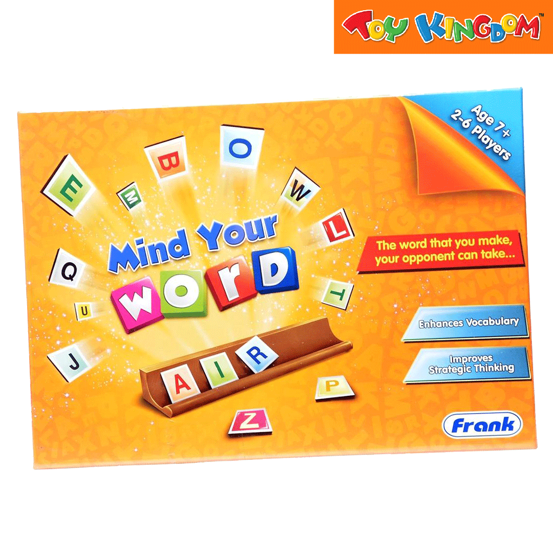 Frank Mind Your Word Fun Family Table Game for 26 Players Toy Kingdom