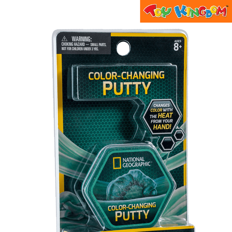 National Geographic Green Carded Color Changing Putty