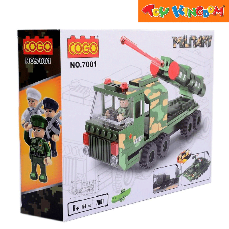 Cogo Military Vehicle Building Blocks