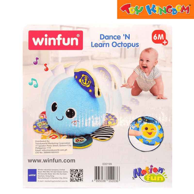 WinFun Dance 'n Learn Octopus Toy