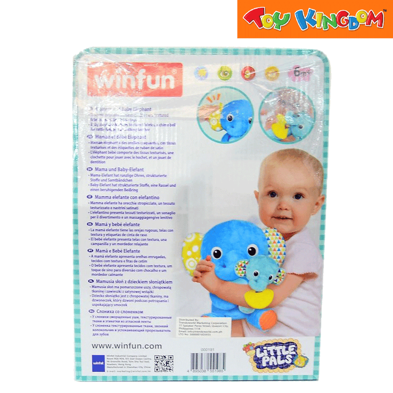 WinFun Little Pals Mommy and Baby Elephant