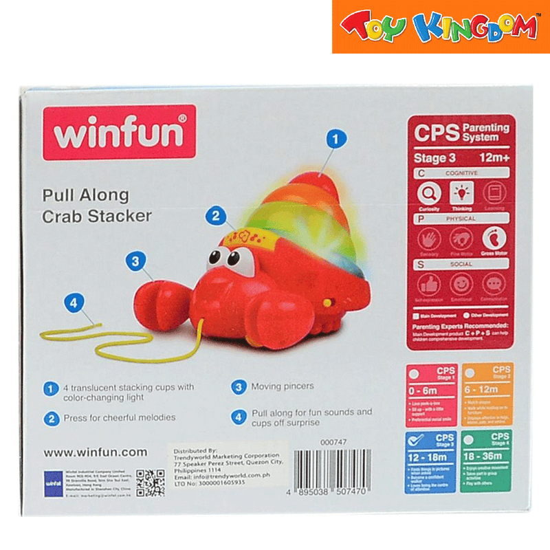 WinFun Pull Along Crab Stacker