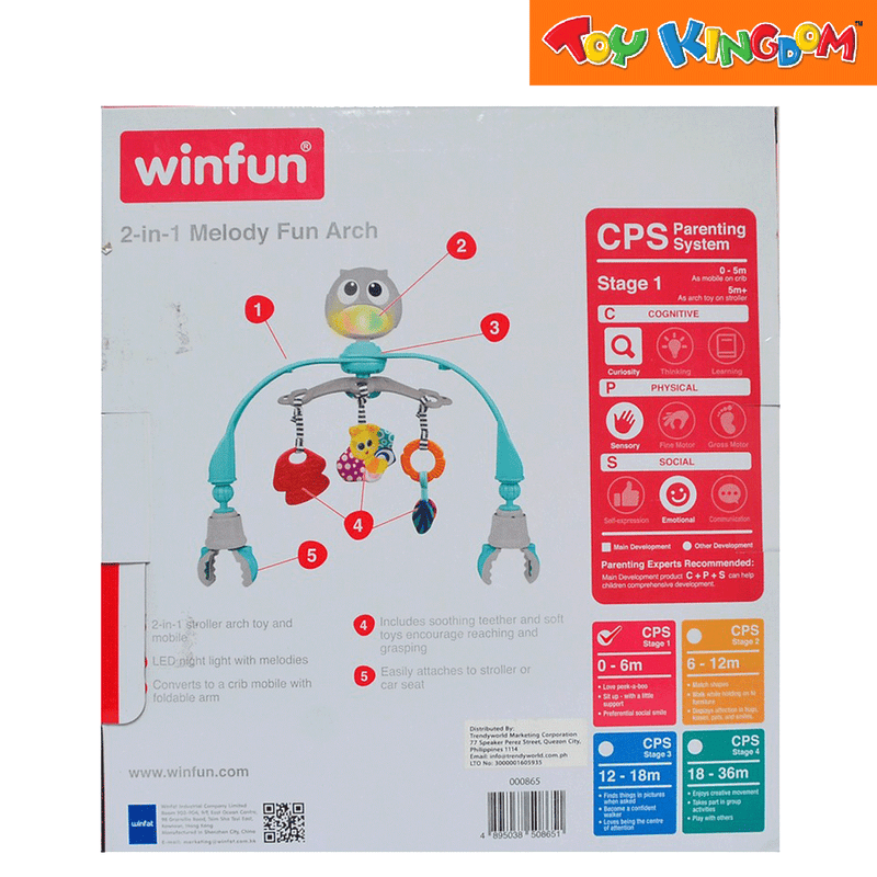 WinFun 2-in-1 Melody Fun Arch