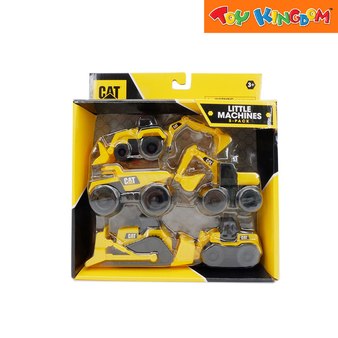 CAT Funrise Little Machines 5 Pack Vehicle Set | Toy Kingdom
