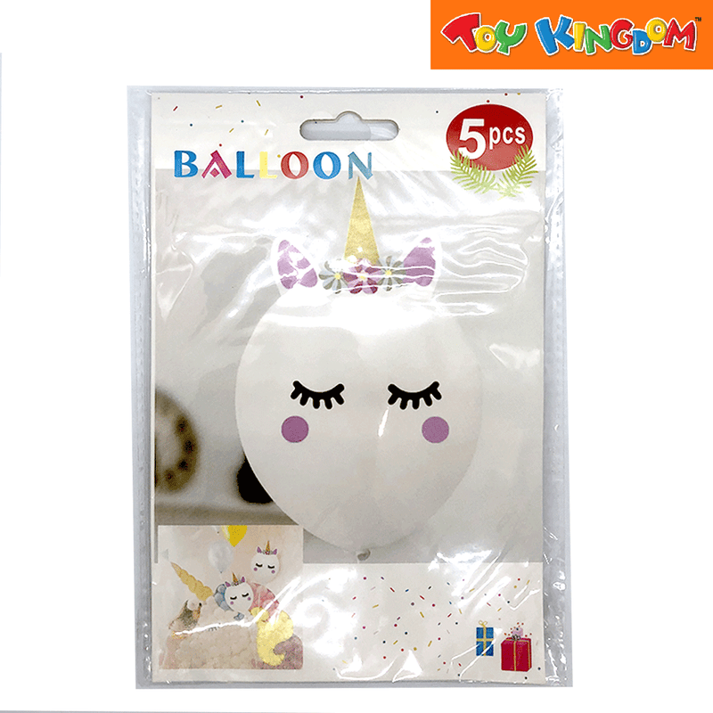 12 inch Balloon with Unicorn Sticker