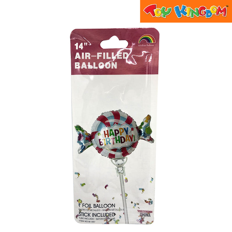 14 inch Air-Filled Candy Foil Balloon