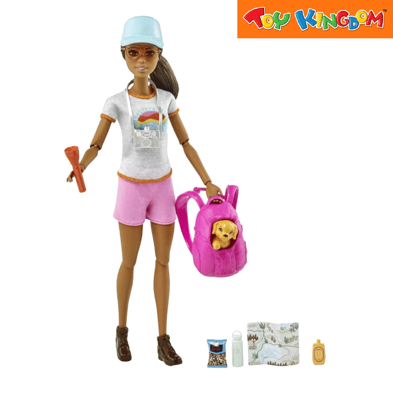 Barbie Hiking with Accessories Playset