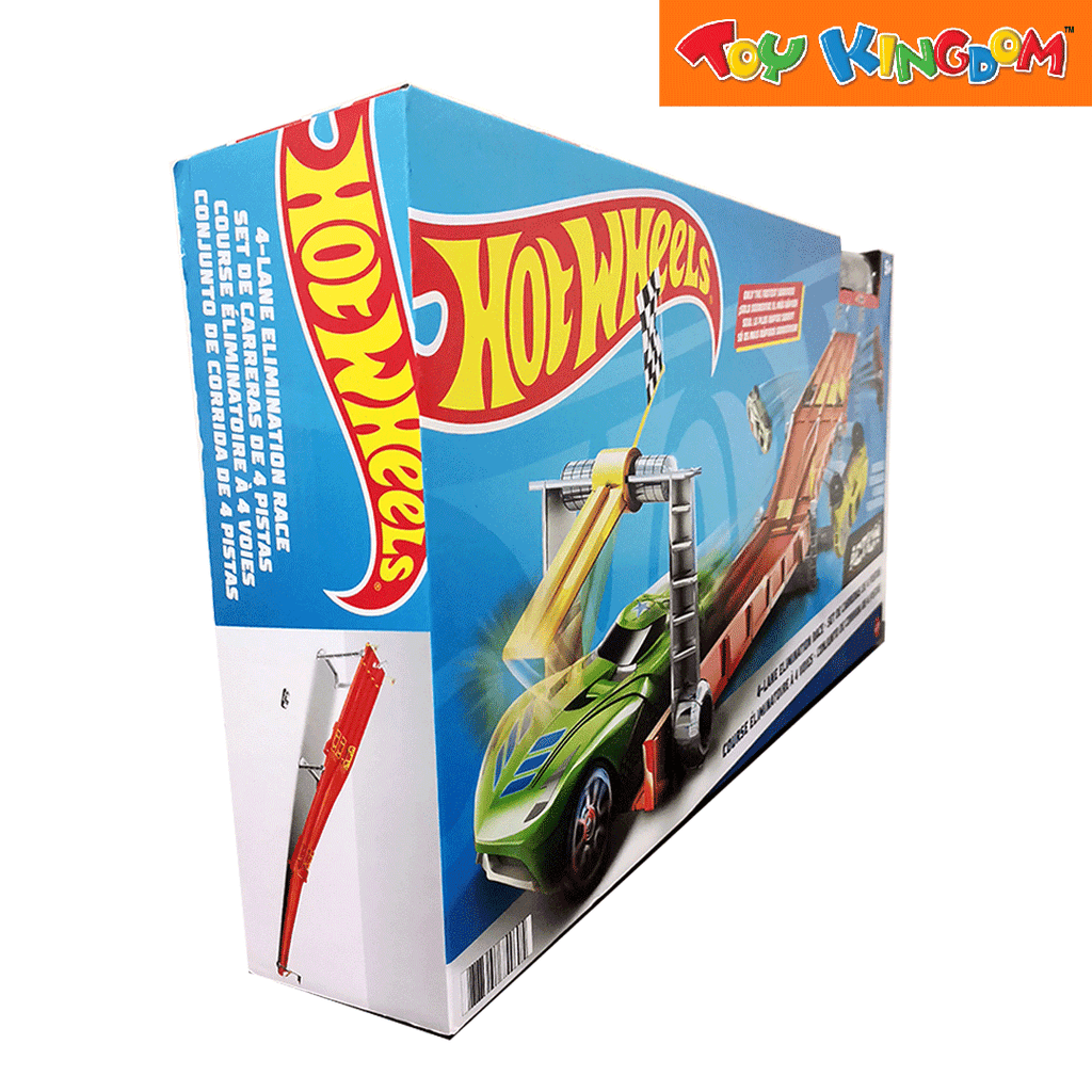 Hot wheels four lane top elimination track