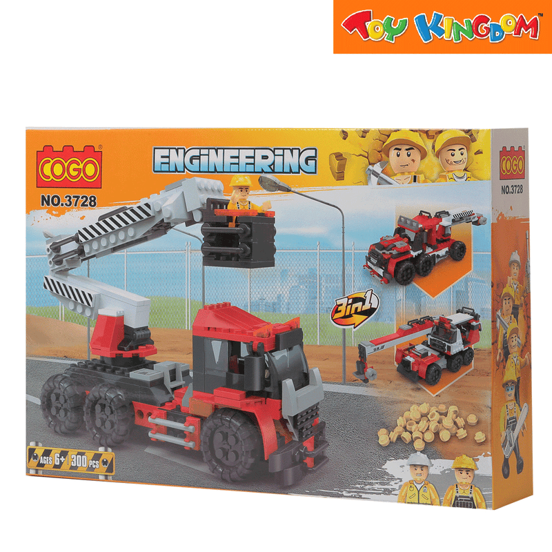 Cogo Engineering 3-in-1 Building Blocks Toy Kingdom