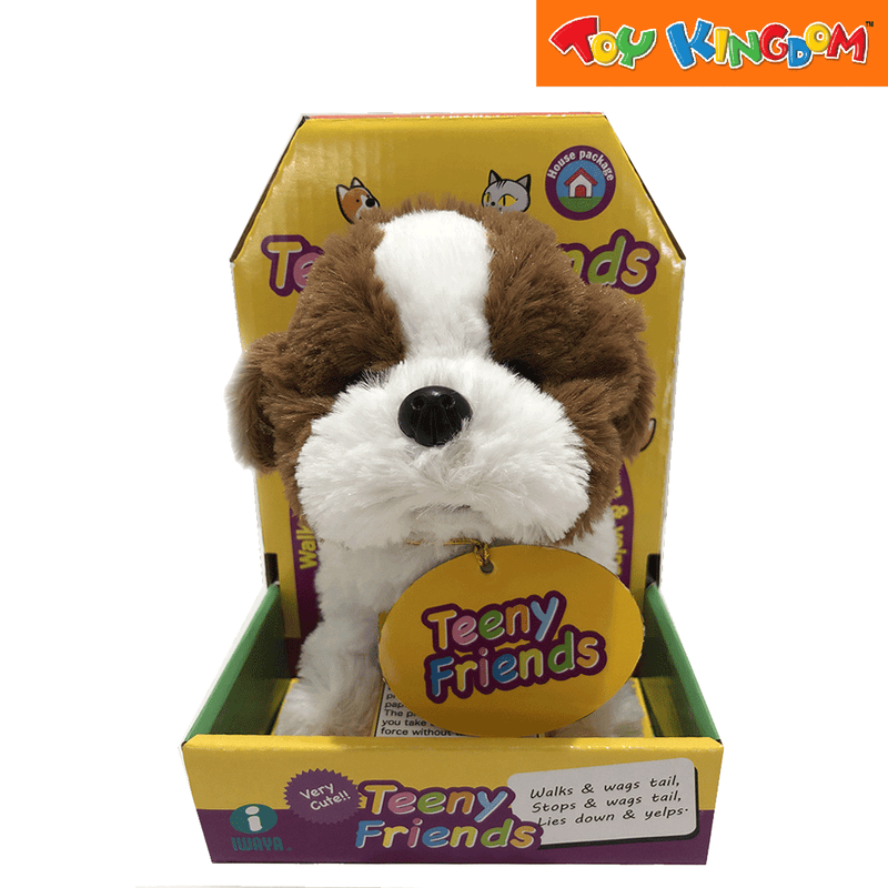 Iwaya Teeny Friends Baby St. Bernard Dog Toy