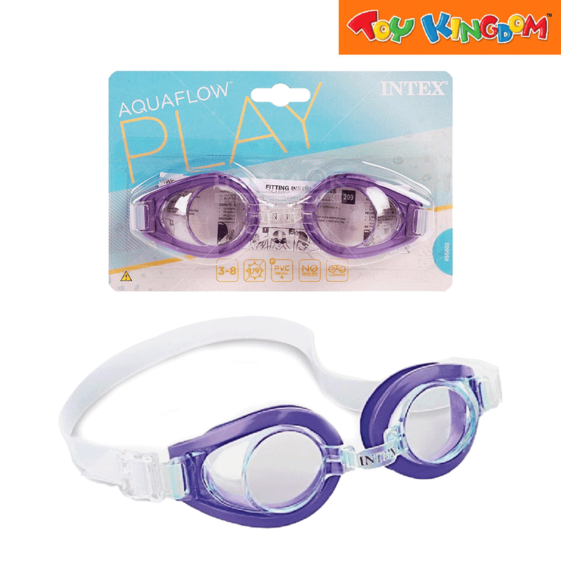 Intex Aquaflow Play Purple Clear Goggles