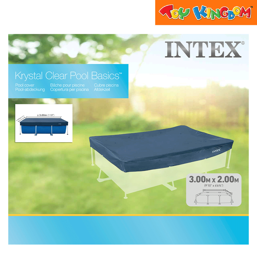 Intex Rectangular 3 x 2 m Pool Cover | Toy Kingdom
