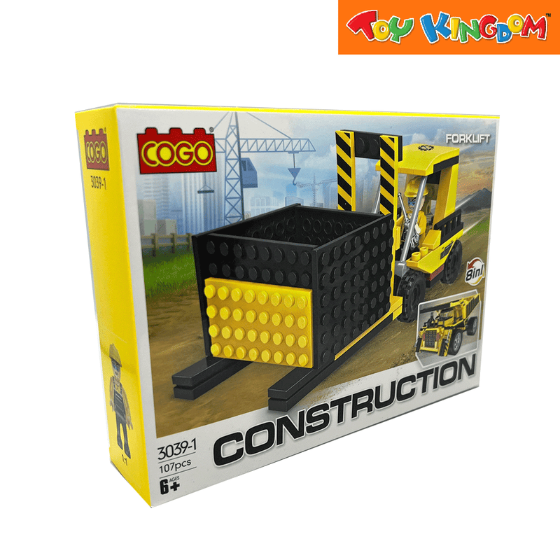 Cogo Construction Forklift Building Blocks